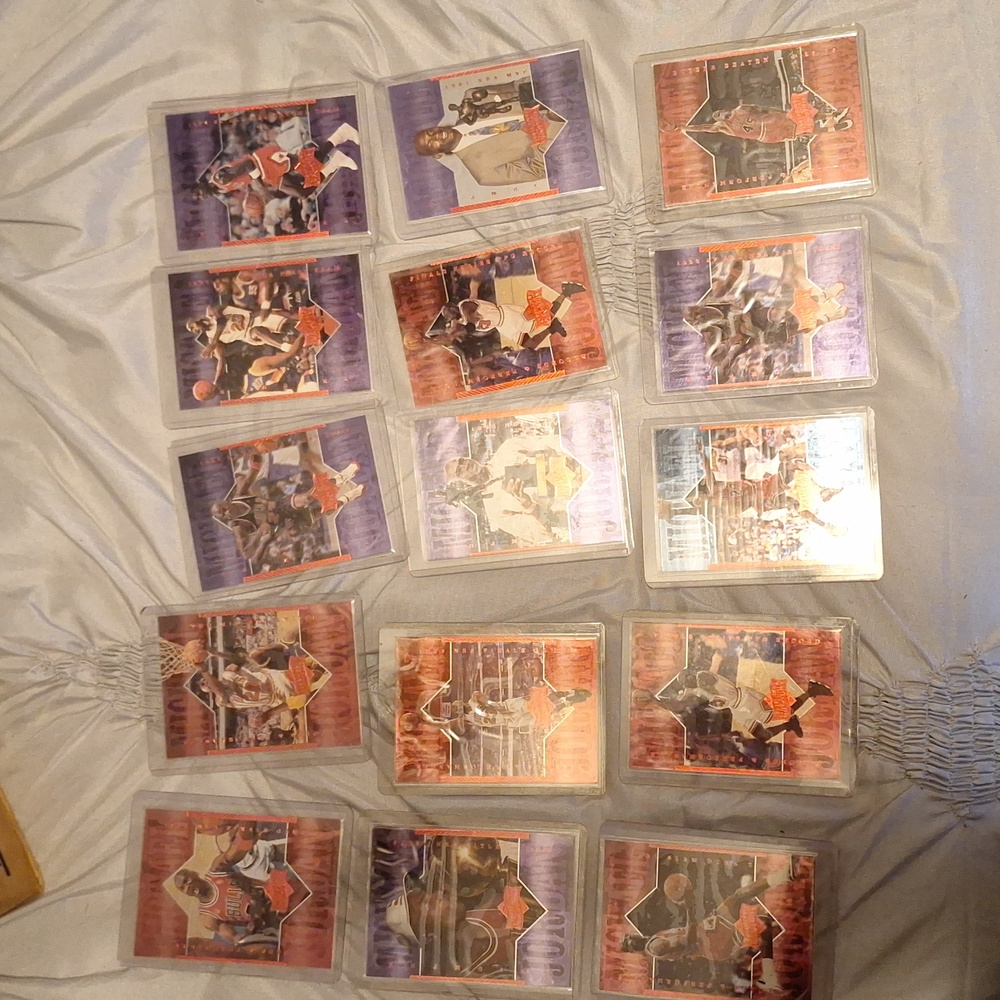1999 Upper Deck Michael Jordan 15 card lot